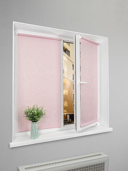 Изображение товара Рулонная штора Lm Decor Жаккард LM 66-08 38x160 (розовый)