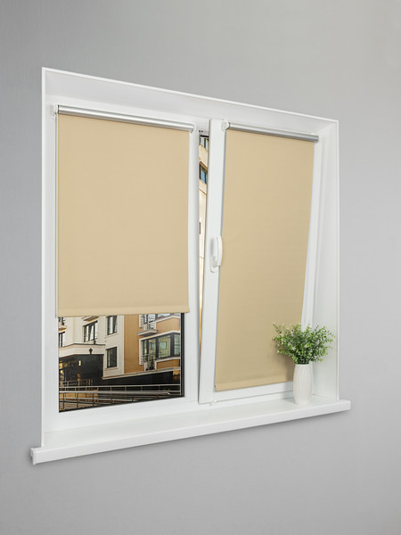 Изображение товара Рулонная штора Lm Decor Симпл Блэкаут LM 68-05 72x160 (бежевый)