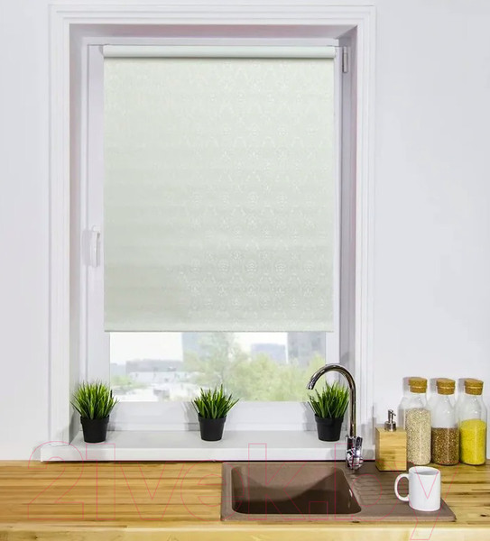 Изображение товара Рулонная штора Lm Decor Ампир Блэкаут LM 78-07 52x160 (бежевый)