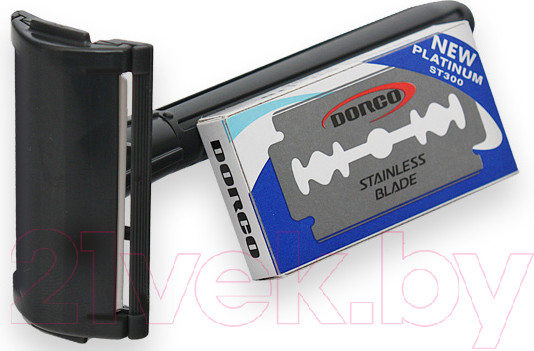 Изображение товара Бритвенный станок Dorco Классический в блистере + 2 лезвия