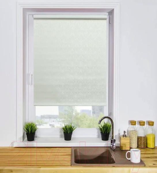 Изображение товара Рулонная штора Lm Decor Ампир Блэкаут LM 78-07 78x160 (бежевый)