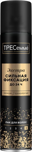 Изображение товара Лак для укладки волос Tresemme Экстрасильная фиксация (250мл)