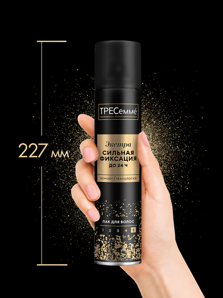 Изображение товара Лак для укладки волос Tresemme Экстрасильная фиксация (250мл)