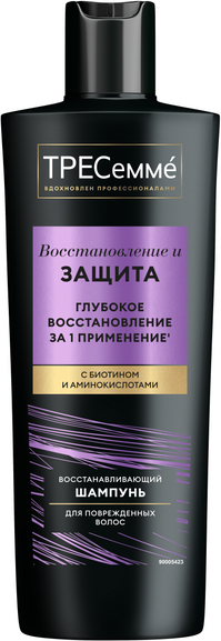 Изображение товара Шампунь для волос Tresemme Repair and Protect восстанавливающий (400мл)