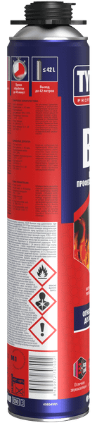 Изображение товара Пена монтажная Tytan Professional В1 огнестойкая (750мл)