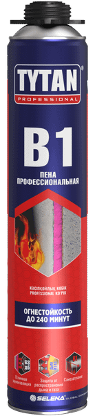 Изображение товара Пена монтажная Tytan Professional В1 огнестойкая (750мл)