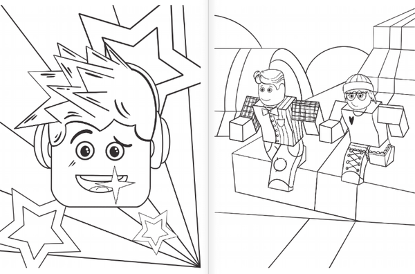 Изображение товара Раскраска АСТ Топ раскраска в стиле Roblox, мягкая обложка