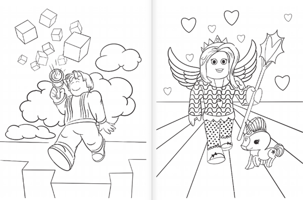 Изображение товара Раскраска АСТ Топ раскраска в стиле Roblox, мягкая обложка