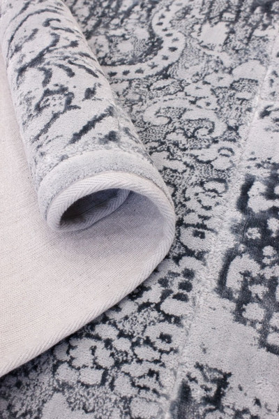 Изображение товара Ковер Karven Nostalji 120х180 / KV 033 (серый, с противоскользящей подстилкой 2001/2 100х150)