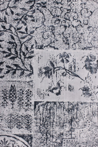 Изображение товара Ковер Karven Nostalji 120х180 / KV 033 (серый, с противоскользящей подстилкой 2001/2 100х150)