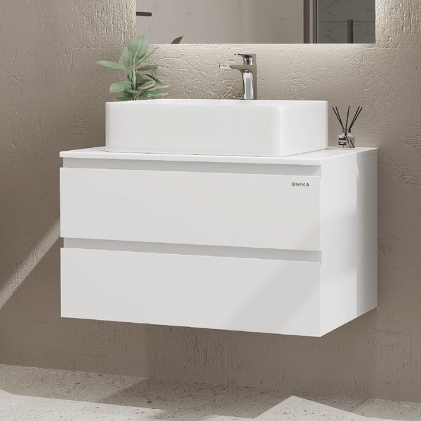 Изображение товара Тумба под умывальник Onika Алеста 80 / 108065 (белый)