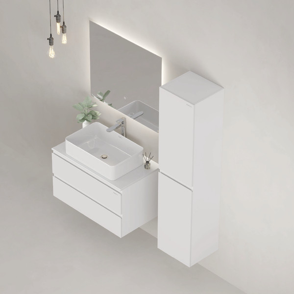 Изображение товара Тумба под умывальник Onika Алеста 80 / 108065 (белый)