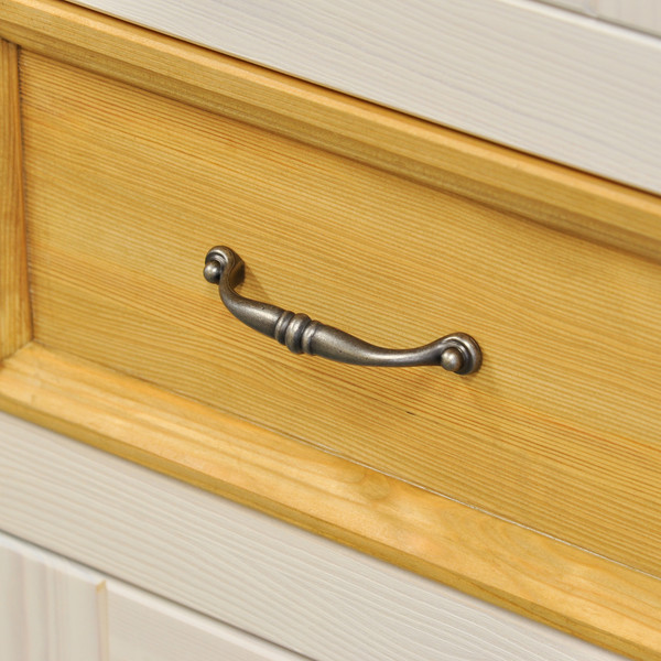 Изображение товара Тумба Dipriz Landhouse 4 дв+4 ящ / Д.20081.1 (сосна/белый воск 1620/бейц Отто)