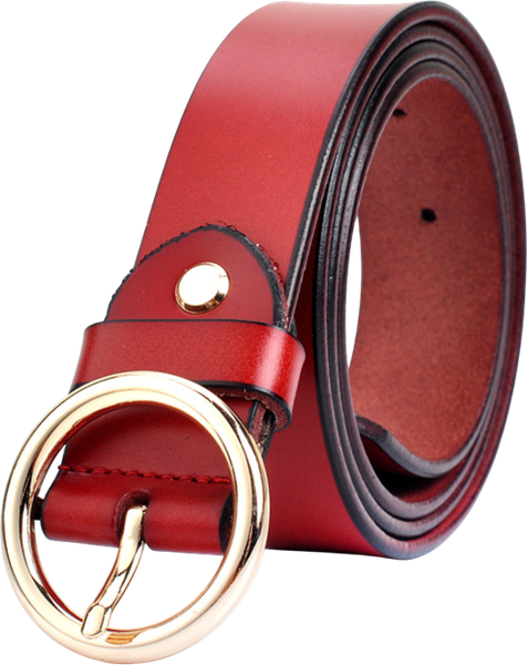 Изображение товара Ремень женский Ezcase Koloss Luna / K6.9 (красный/золотой)