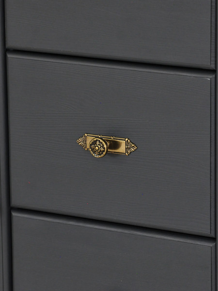 Изображение товара Комод Dipriz Susanna 1дв + 5ящ Н1250х910х416 / Д.20047.2 (сосна/серый RAL7016)