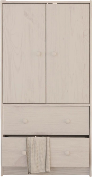 Изображение товара Тумба Dipriz Раст 2дв.+2ящ. с перегородками / Д.20293.2 (белый воск 1620)