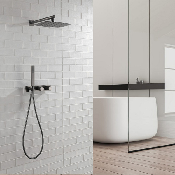 Изображение товара Душевая система со смесителем Abber Rund AF8718NG (никель)