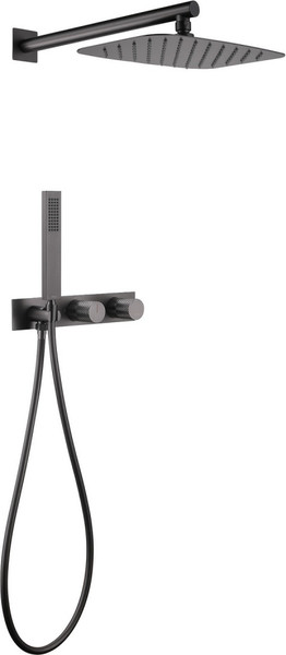 Изображение товара Душевая система со смесителем Abber Rund AF8718NG (никель)