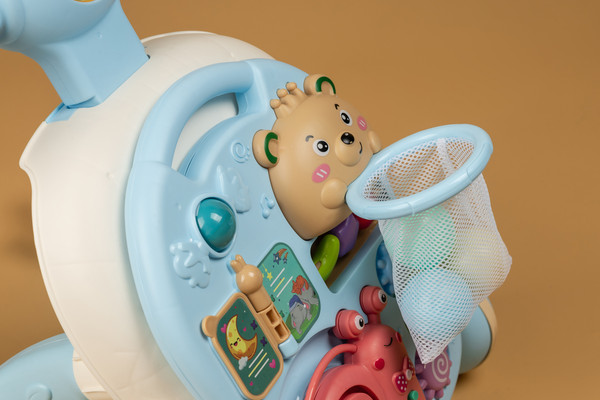 Изображение товара Ходунки-каталка Labalu Комфорт и интеллект для малыша 3 в 1 (светло-голубой)