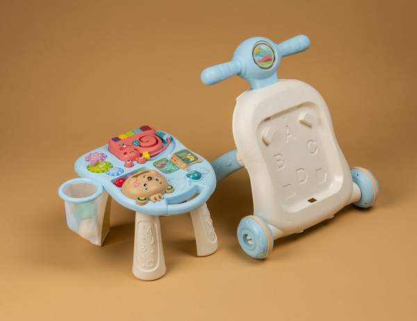 Изображение товара Ходунки-каталка Labalu Комфорт и интеллект для малыша 3 в 1 (светло-голубой)