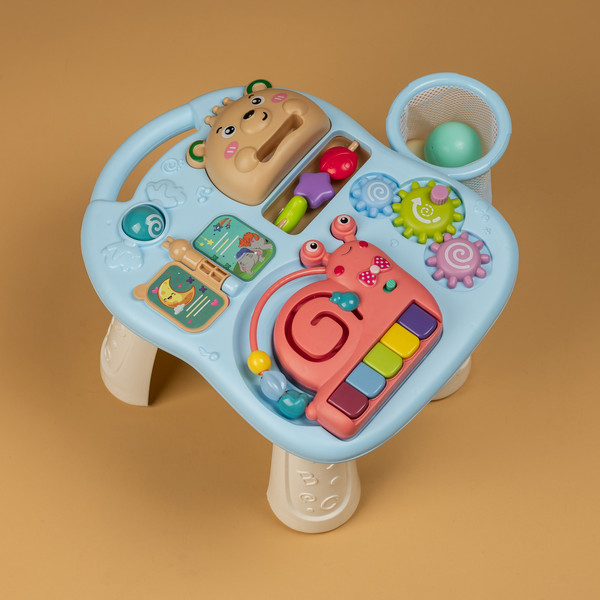 Изображение товара Ходунки-каталка Labalu Комфорт и интеллект для малыша 3 в 1 (светло-голубой)