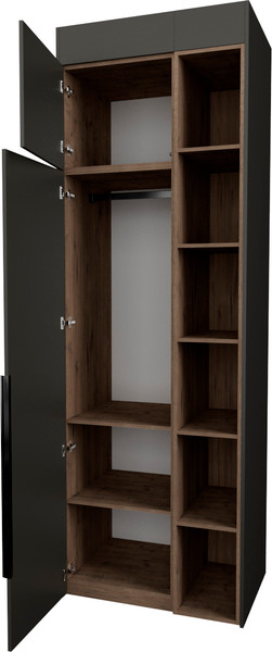 Изображение товара Шкаф Рэйгрупп Рэй S257-B1-WKW В1 (дуб веллингтон/кобальт)