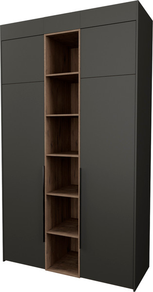 Изображение товара Шкаф Рэйгрупп Рэй S257-В5-WKW В5 (дуб веллингтон/кобальт)