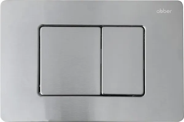Изображение товара Унитаз подвесной с инсталляцией Abber Rechteck AC1201-AC0105-AC0120MCH (с кнопкой смыва)