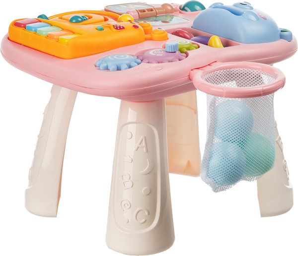 Изображение товара Ходунки-каталка Labalu Комфорт и интеллект для малышей 3 в 1 (розовый)