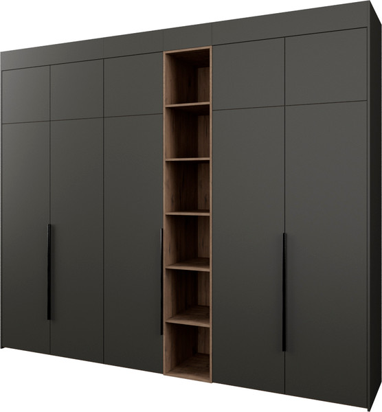 Изображение товара Шкаф Рэйгрупп Рэй S257-В14-2-WKW В14-2 (дуб веллингтон/кобальт)