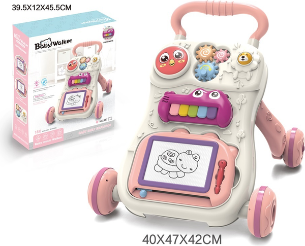 Изображение товара Ходунки-каталка Labalu Комфорт и интеллект для малышей (розовый)