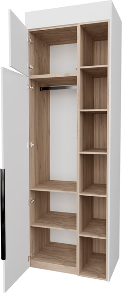 Изображение товара Шкаф Рэйгрупп Рэй S257-B1-EBЕ В1 (дуб элисон/белый премиум)