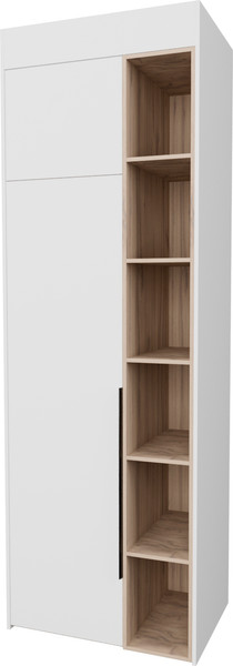 Изображение товара Шкаф Рэйгрупп Рэй S257-B1-EBЕ В1 (дуб элисон/белый премиум)