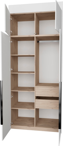 Изображение товара Шкаф Рэйгрупп Рэй S257-B3-2-EB В3-2 (дуб элисон/белый премиум)