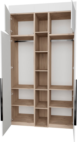 Изображение товара Шкаф Рэйгрупп Рэй S257-В4-EBЕ В4 (дуб элисон/белый премиум)