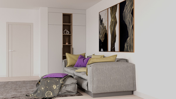 Изображение товара Шкаф Рэйгрупп Рэй S257-В5-EBЕ В5 (дуб элисон/белый премиум)