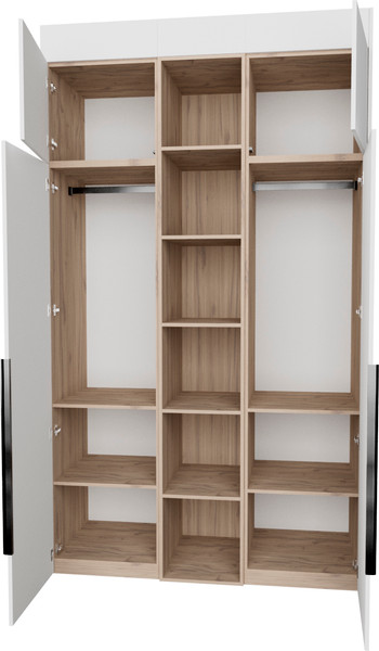 Изображение товара Шкаф Рэйгрупп Рэй S257-В5-EBЕ В5 (дуб элисон/белый премиум)