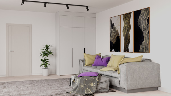 Изображение товара Шкаф Рэйгрупп Рэй S257-В6-1-EB В6-1 (дуб элисон/белый премиум)