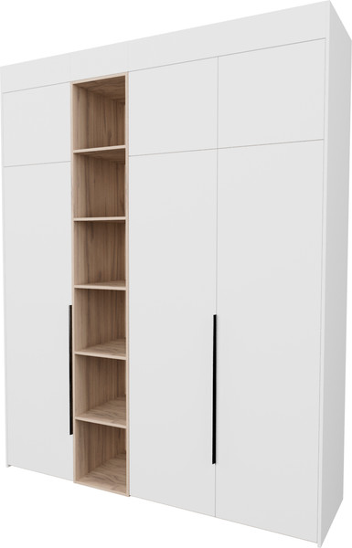 Изображение товара Шкаф Рэйгрупп Рэй S257-В8-1-EBЕ В8-1 (дуб элисон/белый премиум)