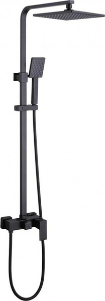 Изображение товара Душевая система со смесителем Abber Daheim AF8220BL (черный матовый)