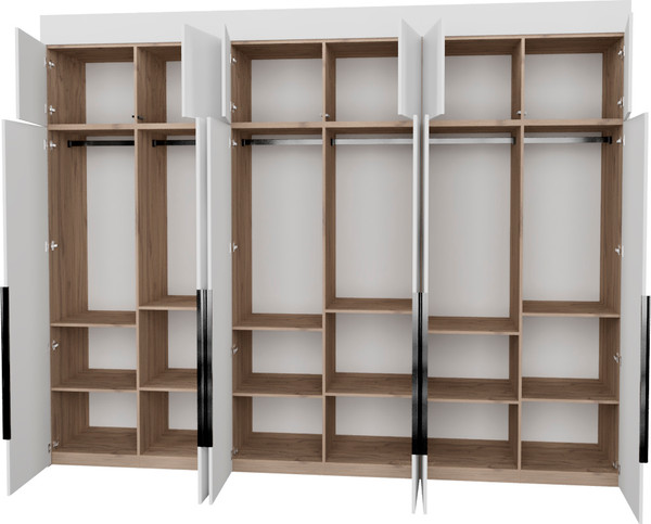 Изображение товара Шкаф Рэйгрупп Рэй S257-В15-1-EB В15-1 (дуб элисон/белый премиум)