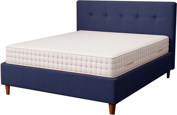 Изображение товара Двуспальная кровать Sonit Mira 120x200 шенилл Eclipse (15 синий)