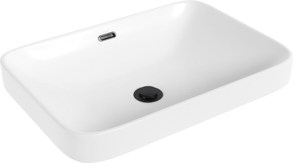 Изображение товара Умывальник со смесителем Lauter 21441A + Sky 21СК533BS с донным клапаном 21190B (черный матовый)