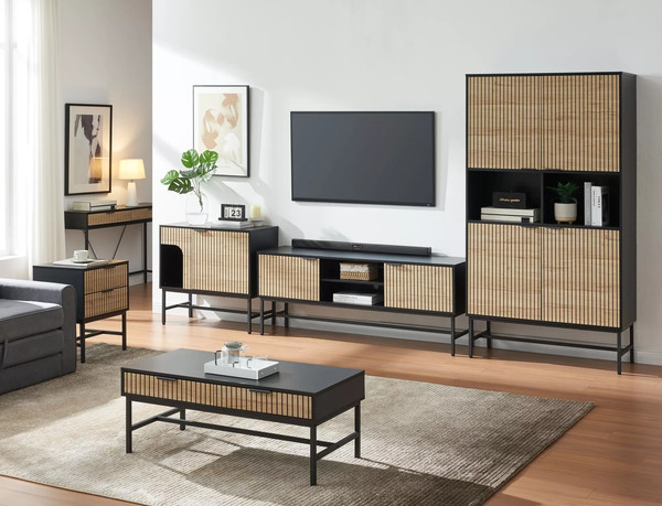 Изображение товара Журнальный столик Signal Mago L1 100x48x40 (дуб/черный матовый)