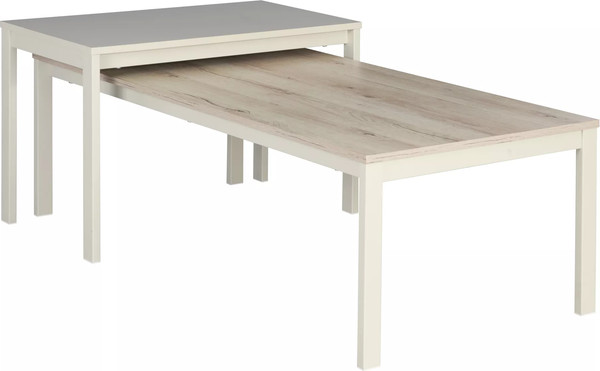 Изображение товара Журнальный столик Signal Frost L1 120x60x48 (дуб альпийский/белый)