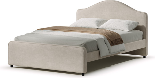 Изображение товара Полуторная кровать Sonit Dana 140x200 шенилл Eclipse (01 светло-бежевый)