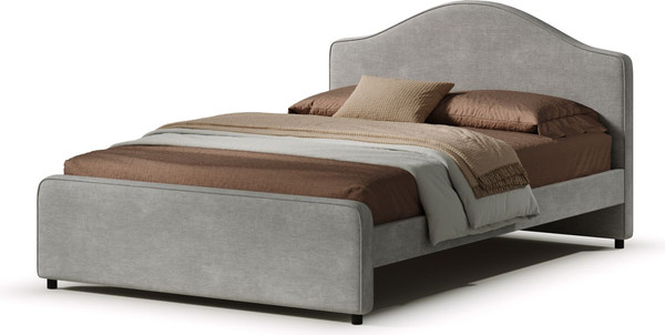 Изображение товара Полуторная кровать Sonit Dana 140x200 шенилл Eclipse (07 светло-серый)