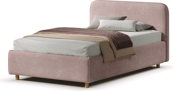 Изображение товара Полуторная кровать Sonit Mia 140x200 шенилл Eclipse (02 пыльная роза)