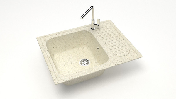 Изображение товара Мойка кухонная Marrbaxx 15/Q2 / F015Q002 (бежевый)