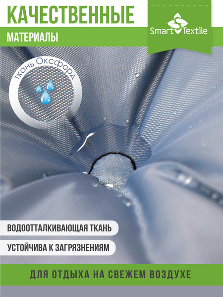 Изображение товара Комплект подушек на стул Smart Textile Орион плюс Jungle / ST7794 (серый)